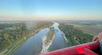 Vol en Montgolfiere a Amboise Au Coucher de Soleil
