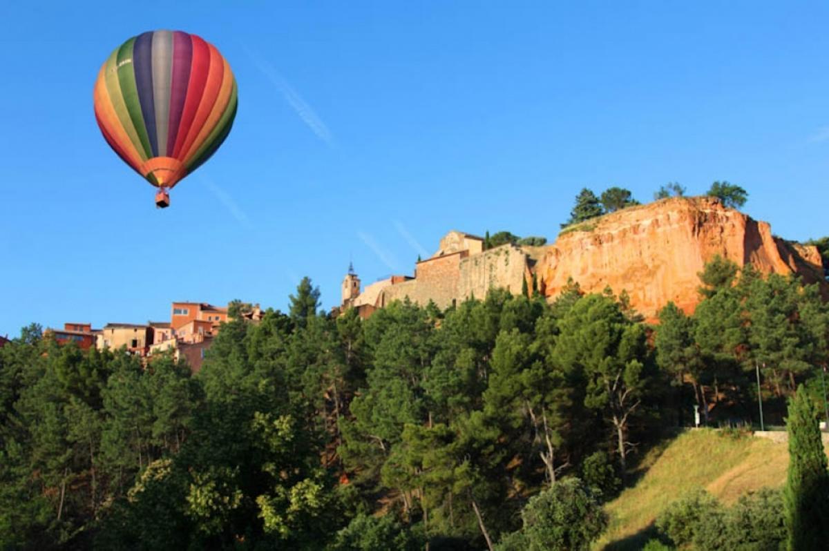 MONTGOLFIERE LUBERON VOL - TERRE |  CHATEAUX IN FRANCE
