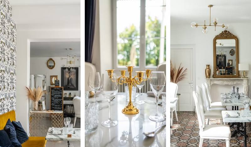 le Chateau des Ayes -restaurant le Petit Boudoir