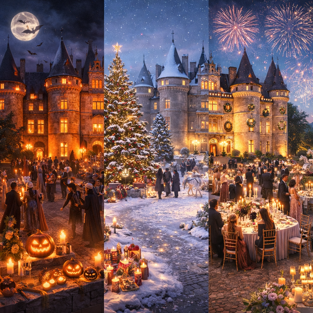 Événements et expériences exceptionnelles dans les châteaux